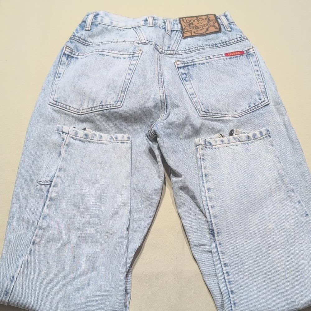 Vintage Bonjour High‎ Waisted Relaxed Fit Tappered Leg Mom Jean Size 7/8 0033 - Picture 6 of 7